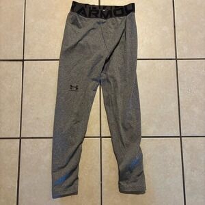 Under Armour Youth Medium Gray Compression Athletic Tights